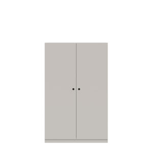 Kleiderschrank Pren | Mit Kleiderstange und Schuhfach | Ohne Schloss | H 1590 x B 1000 x T 500 mm