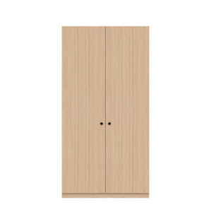 Kleiderschrank Pren | Mit Kleiderstange, 1 Hutboden und 1 Schuhfach | Ohne Schloss | H 1970 x B 1000 x T 500 mm