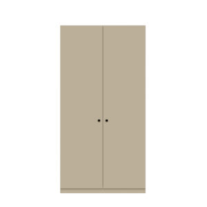 Kleiderschrank Pren | Mit Kleiderstange, 1 Hutboden und 1 Schuhfach | Ohne Schloss | H 1970 x B 1000 x T 500 mm