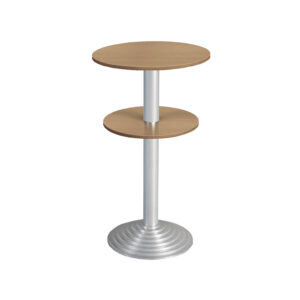Stehtisch | rund | Durchmesser: 600mm | zwei Platten | 19mm Tischstärke