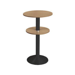 Stehtisch | rund | Durchmesser: 600mm | zwei Platten | 19mm Tischstärke