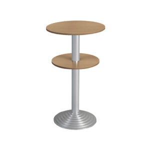 Stehtisch | rund | Durchmesser: 600mm | zwei Platten | 19mm Tischstärke