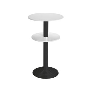 Stehtisch | rund | Durchmesser: 600mm | zwei Platten | 19mm Tischstärke