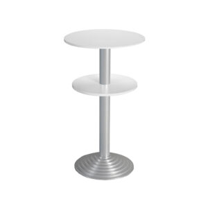 Stehtisch | rund | Durchmesser: 600mm | zwei Platten | 19mm Tischstärke
