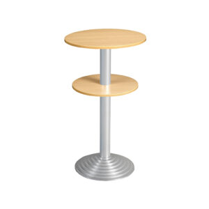 Stehtisch | rund | Durchmesser: 600mm | zwei Platten | 19mm Tischstärke