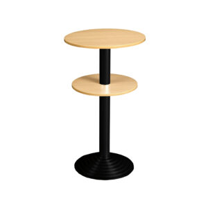 Stehtisch | rund | Durchmesser: 600mm | zwei Platten | 19mm Tischstärke