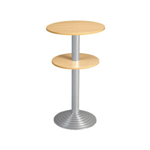 Stehtisch | rund | Durchmesser: 600mm | zwei Platten | 19mm Tischstärke
