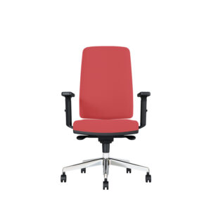 Bürodrehstuhl Stone | Tiefenverstellbarer Sitz | Mit 3D Armlehnen | Aluminiumfußkreuz