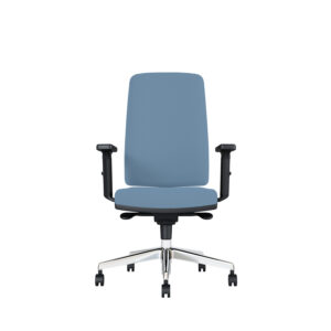 Bürodrehstuhl Stone | Tiefenverstellbarer Sitz | Mit 3D Armlehnen | Aluminiumfußkreuz