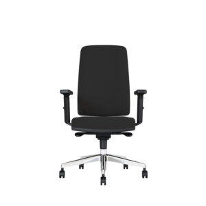 Bürodrehstuhl Stone | Tiefenverstellbarer Sitz | Mit 3D Armlehnen | Aluminiumfußkreuz