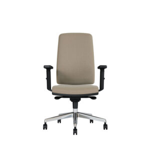 Bürodrehstuhl Stone | Tiefenverstellbarer Sitz | Mit 3D Armlehnen | Aluminiumfußkreuz