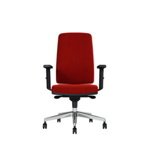 Bürodrehstuhl Stone | Tiefenverstellbarer Sitz | Mit 3D Armlehnen | Aluminiumfußkreuz