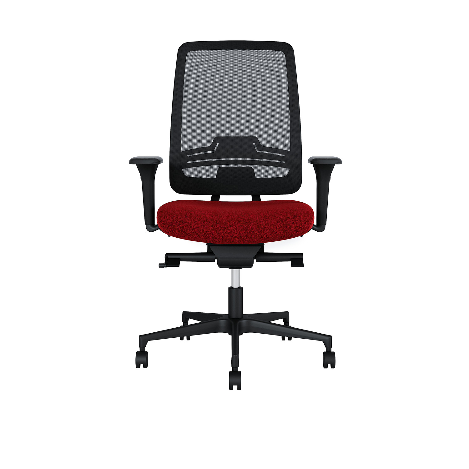 Bürodrehstuhl Tam | Netzbezogene Rückenlehne | 4D Armlehnen | Kunststofffußkreuz