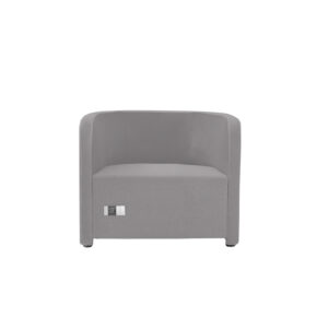 Sessel Vivo | Einsitzer | Niedrige Rückenlehne | 2 Seitentaschen | 2 Steckdosen und 2 USB Anschlüsse
