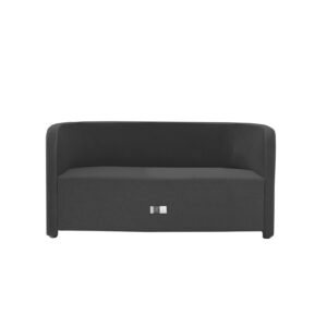 Sessel Vivo | Zweisitzer | Niedrige Rückenlehne | 2 Steckdosen und 2 USB Anschlüsse