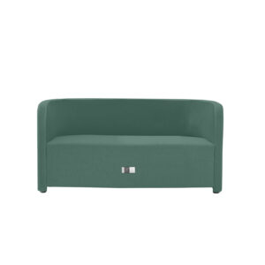 Sessel Vivo | Zweisitzer | Niedrige Rückenlehne | 2 Steckdosen und 2 USB Anschlüsse