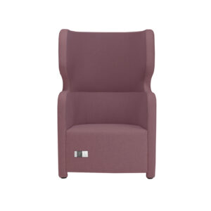 Sessel Vivo | Einsitzer | Hohe Rückenlehne | 2 Seitentaschen | 2 Steckdosen und 2 USB Anschlüsse