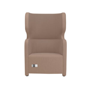 Sessel Vivo | Einsitzer | Hohe Rückenlehne | 2 Seitentaschen | 2 Steckdosen und 2 USB Anschlüsse