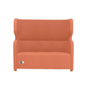 Sessel Vivo | Zweisitzer | Hohe Rückenlehne | 2 Steckdosen und 2 USB Anschlüsse