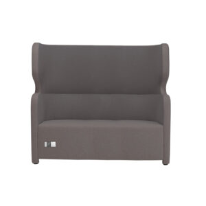 Sessel Vivo | Zweisitzer | Hohe Rückenlehne | 2 Seitentaschen | 2 Steckdosen und 2 USB Anschlüsse