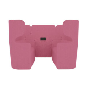 Raum in Raum Lösung Vivo | Viersitzer | Hohe Rückenlehne | 2 Steckdosen und 2 USB Anschlüsse