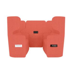 Raum in Raum Lösung Vivo | Viersitzer | Hohe Rückenlehne | 2 Seitentaschen | 2 Steckdosen und 2 USB Anschlüsse